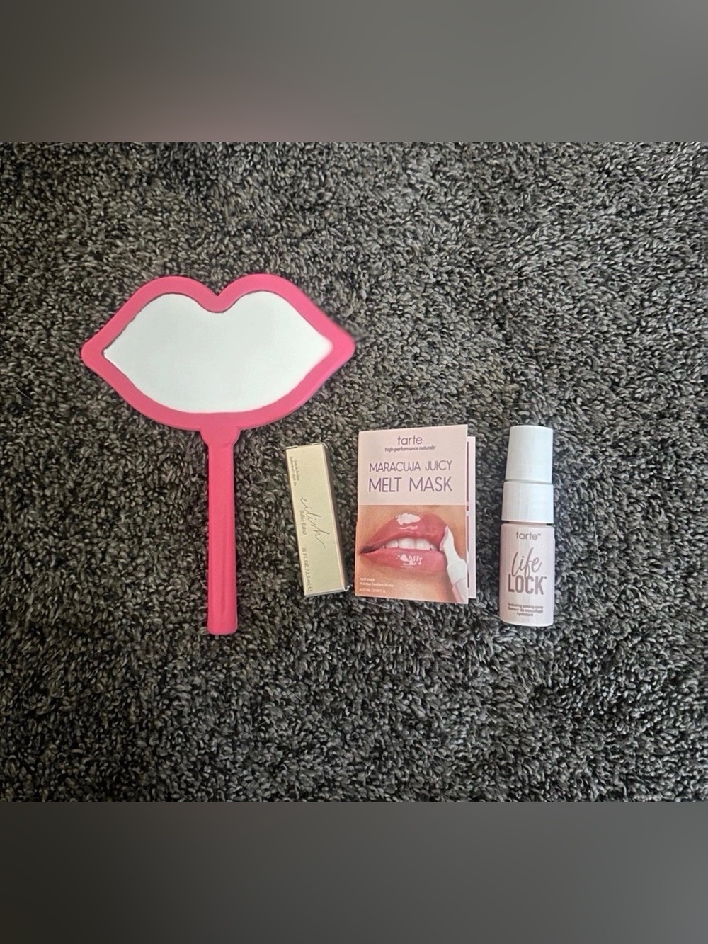 tarte Life Lock Setting Spray & Maracuja Juicy Melt Lip Mask Bundle - Pink
